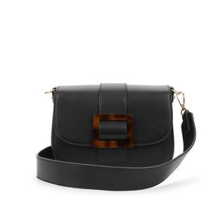 Charley Tortoise Buckle Crossbody Bag